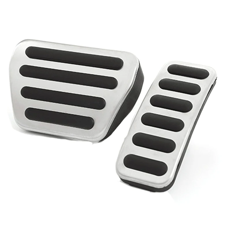 

Car Styling No Drill Anti-Slip Fuel Brake Steel Pads Pedals Cover for Land Rover Defender 110 2020