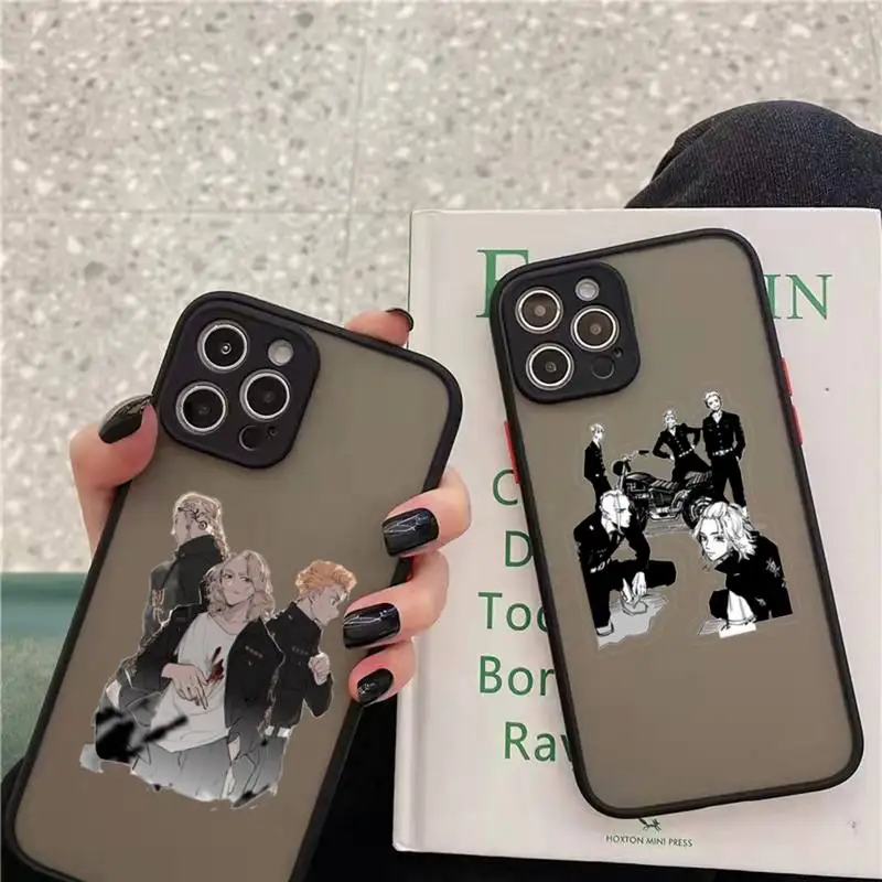 

Tokyo Revengers Japan anime Phone Case matte transparent For iphone 7 8 11 12 13 plus mini x xs xr pro max cover