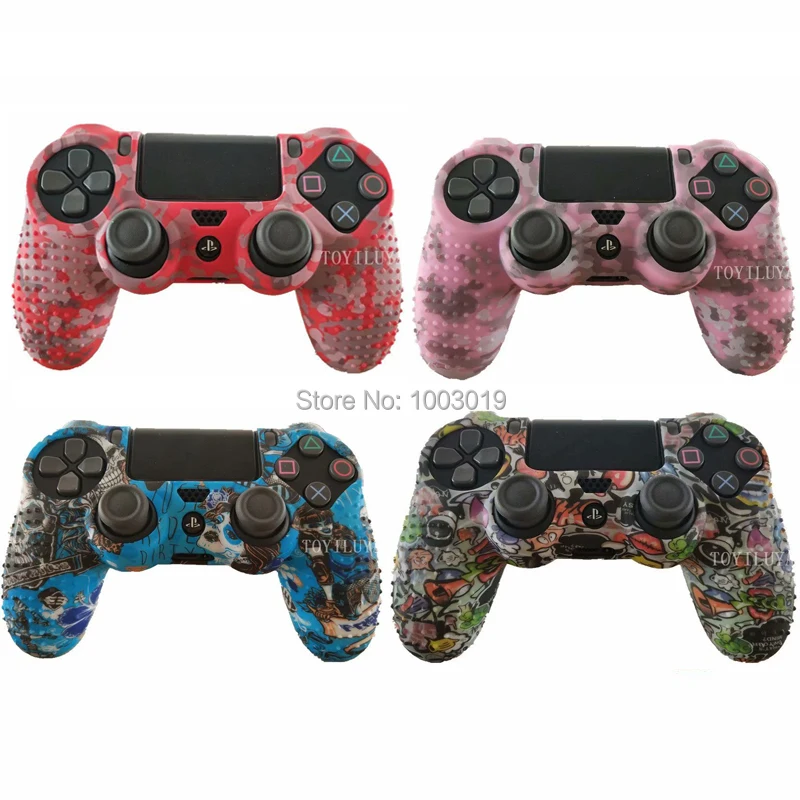 10 шт./партия для PS4 защитный чехол для sony PS4 playstation 4 PS4 Slim Pro контроллер скины аксессуары для игр