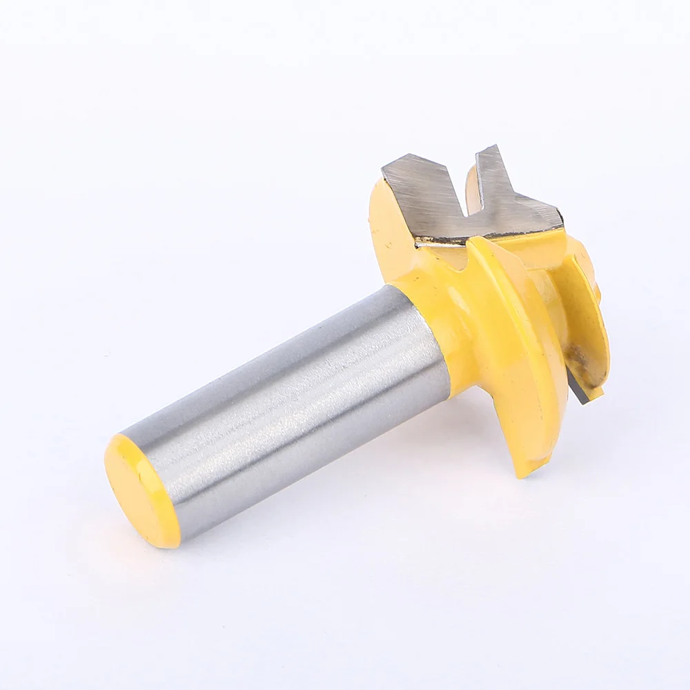 1/2 Inch Shank Router Bit 45 Degree Lock Miter Tenon Cutter Tool Wood Door Window Frames Milling Woodworking | Инструменты