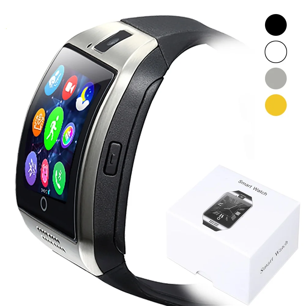 

Smart Watch With Camera Q18 Bluetooth Smartwatch support SIM TF Card Fitness Activity Tracker Sport Watch For Android