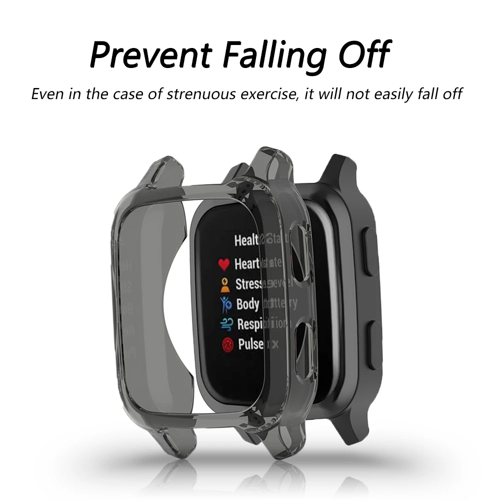 Мягкий защитный чехол для Garmin Venu SQ высокого качества из TPU, тонкий бампер Sq Smartwatch.