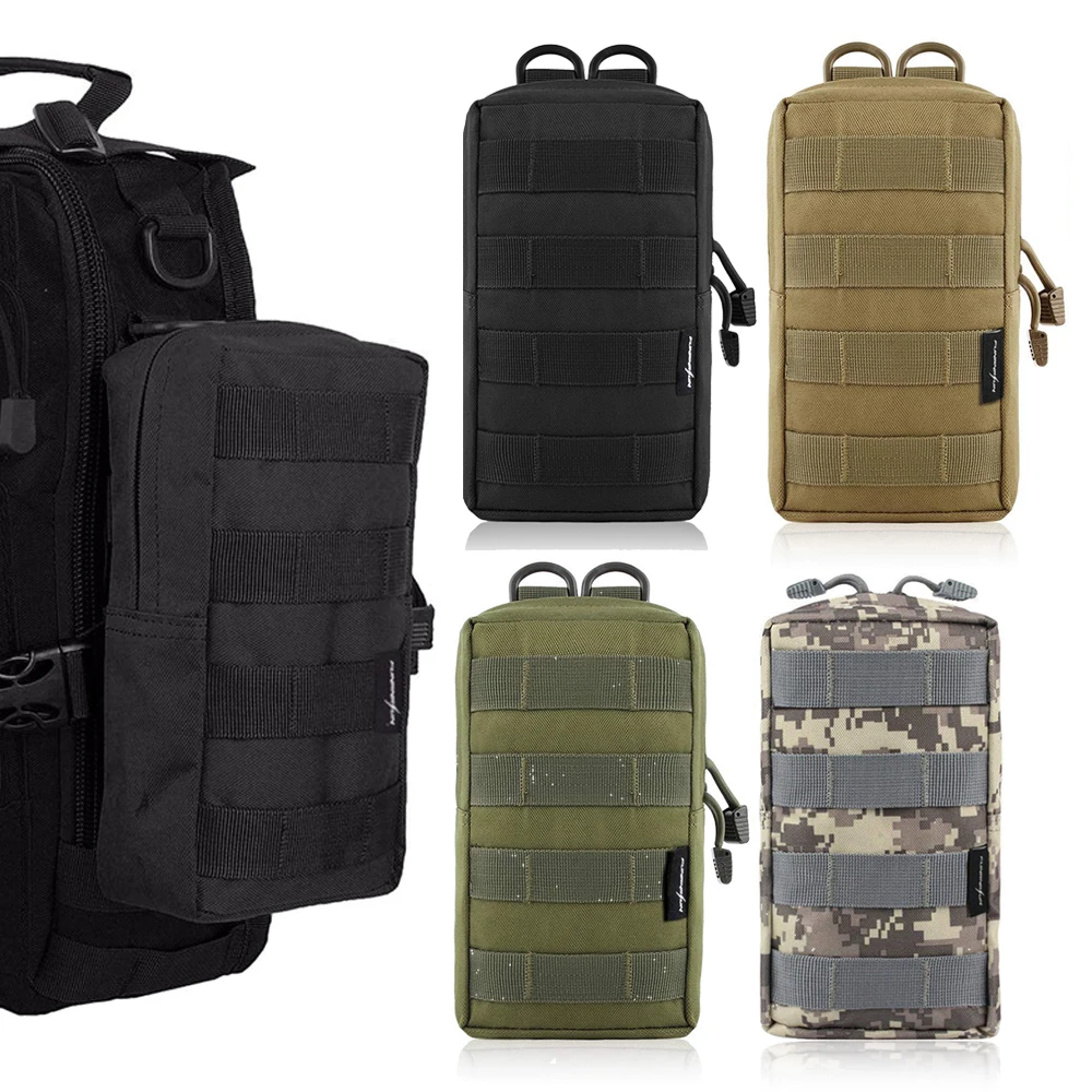 

Тактическая Сумка Molle, универсальная сумка для телефона для повседневного использования, сумка для жилета, рюкзака, ремня, уличная поясная с...