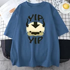 Женские футболки с рисунком Аватара The Last Airbender в стиле Харадзюку, летняя футболка с коротким рукавом, хлопковая уличная одежда с круглым вырезом, женские футболки