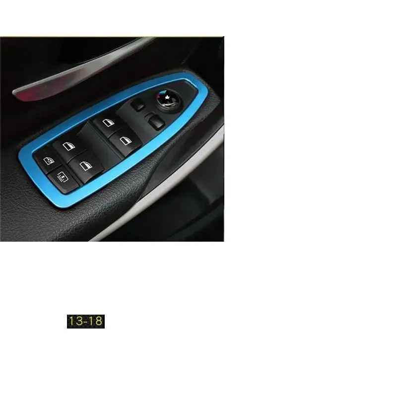 Interior Chromium Automobile Automovil Decorative Trim Parts Mouldings Bright Sequins Covers 13 14 15 16 17 18 FOR BMW 3 series |