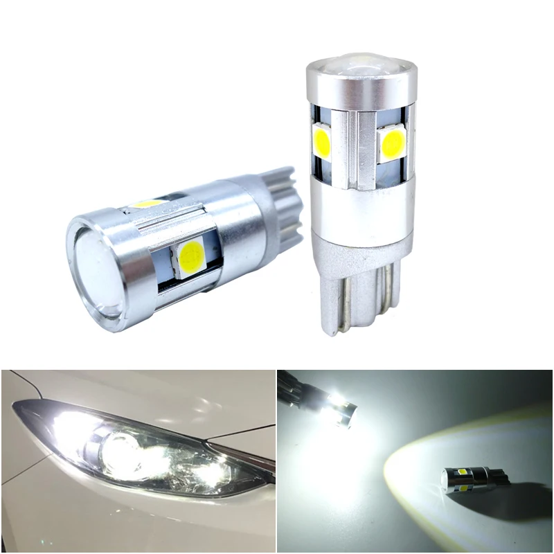 Светодиодная лампа Canbus W5W T10 для Toyota Corolla Avensis Yaris Rav4 Auris Hilux Priusc Camry C HR|Сигнальная