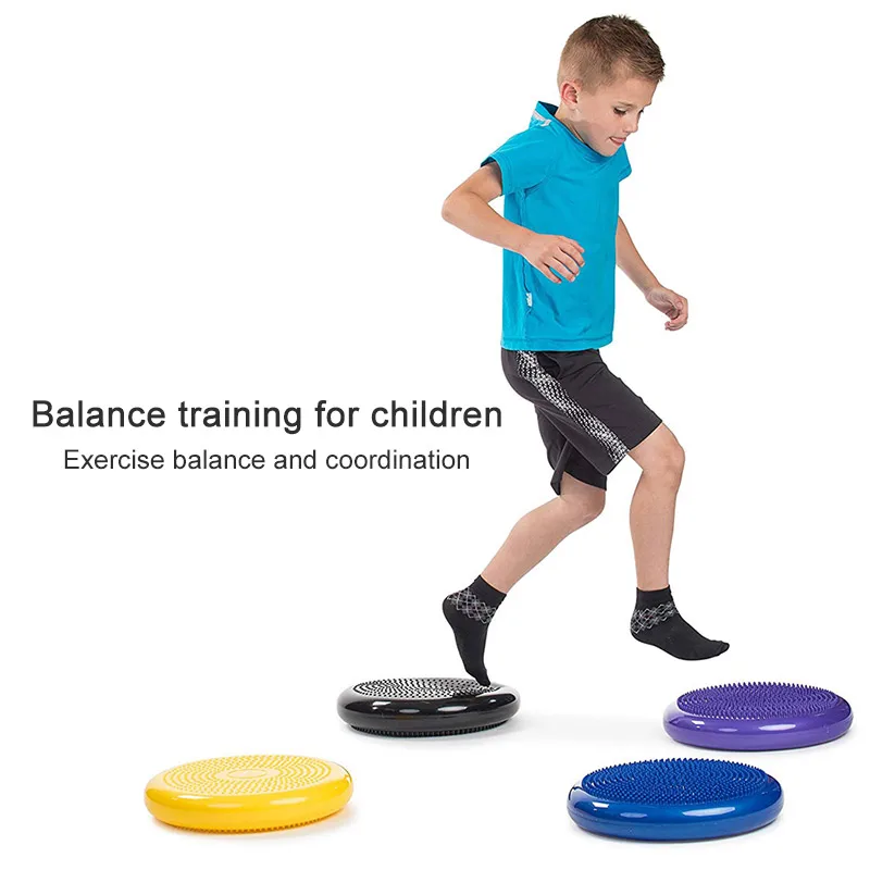 33x33 Круглый прочный надувной Йога Массаж спорт воблер стабильность баланса шеи