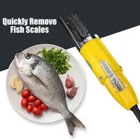 110 220v12v24v 120w electric fish scaler waterproof 6 blades fish remover cleaner descaler scraper seafood picks tools