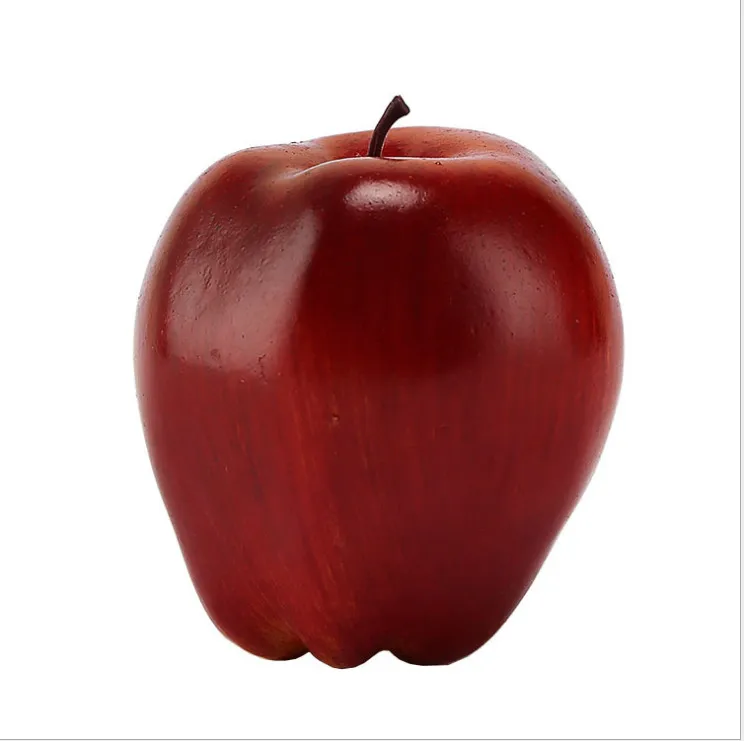 Реалистичный стиль имитация яблока декоративный пластиковый искусственный