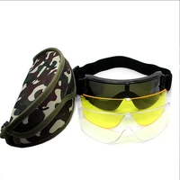 pc glasses impact resistant goggles camouflage protective riding glasses for outdoor sports
