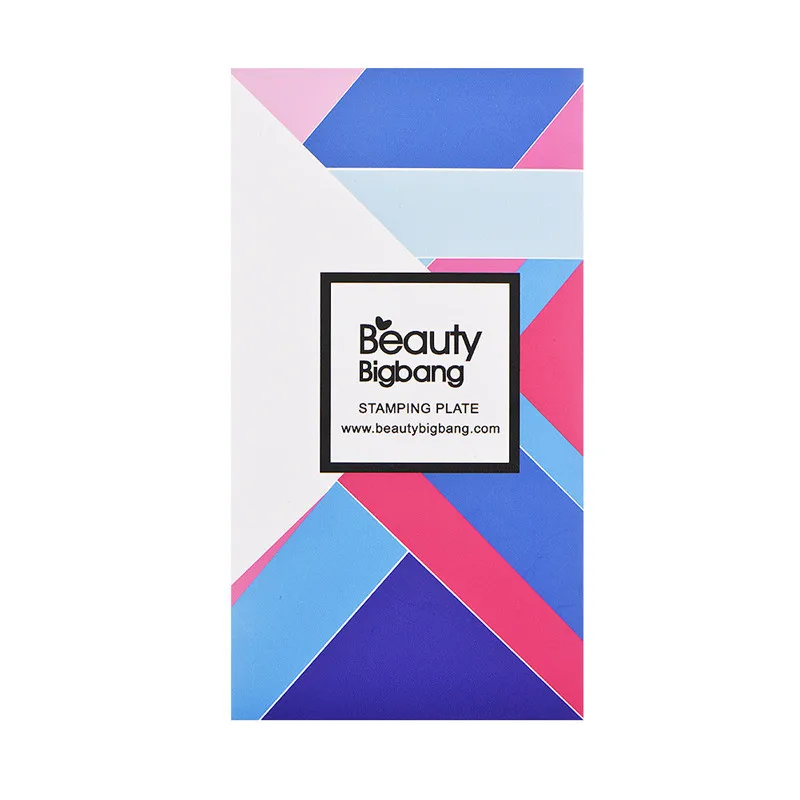 BeautyBigBang ногтей штамповки пластины подсолнечника геометрические ногтей шаблон пластины прямоугольный трафарет плесень для инструмент для росписи ногтей BBB XL-016