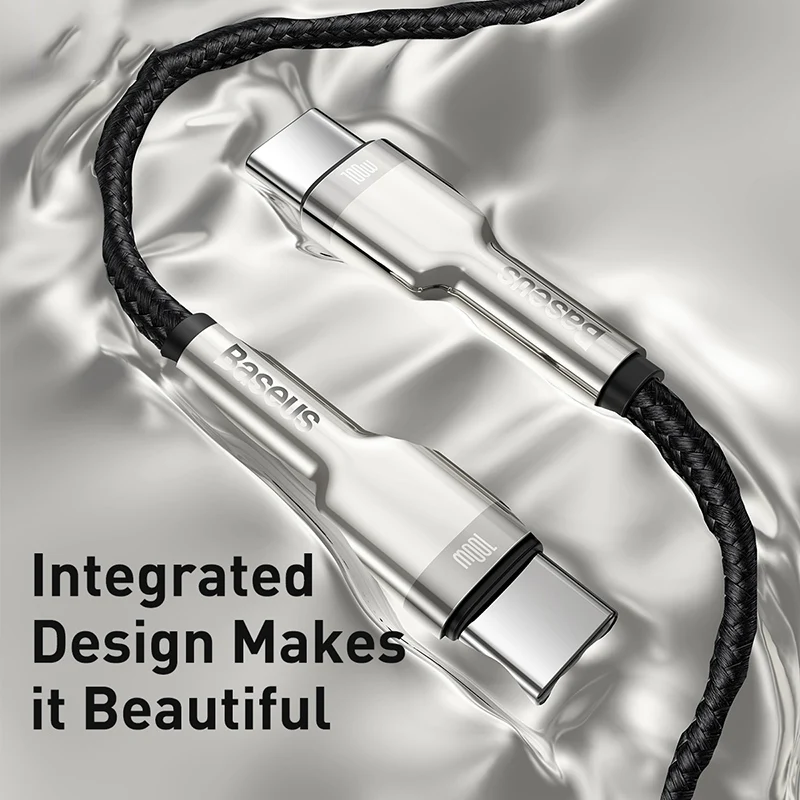 Кабель Baseus 100 Вт USB C Type для MacBook Pro QC 4 0 PD кабель быстрой зарядки Xiaomi Redmi Note 8 Samsung