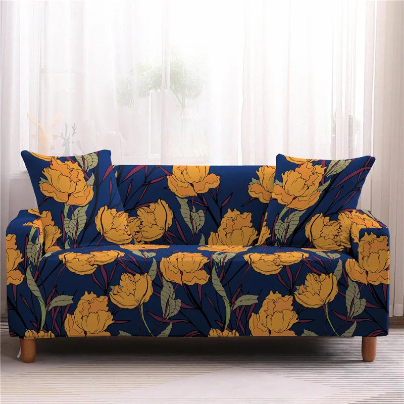 

Elastic Printed Floral Sofa Cover for Living Room Non-slip Stretch Couch Slipcover Couch Cover Sofa Cover Universal Spandex Case