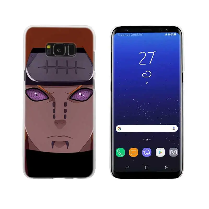 Чехол Sheli Hokage Pain Наруто Какаши прозрачный Note 10 9 pro Жесткий чехол для samsung S4 S5 S6 S7 S8 S9 Plus Edge Mini s10 lite