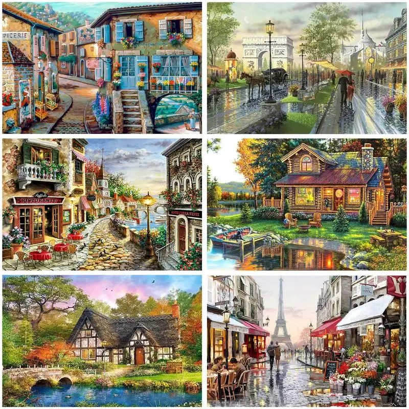 

5D Diy Diamond Painting Home Room Flower Birds Cross Stitch Full Drill Scenery Embroidery Cute Handmade Wall Decor Gift