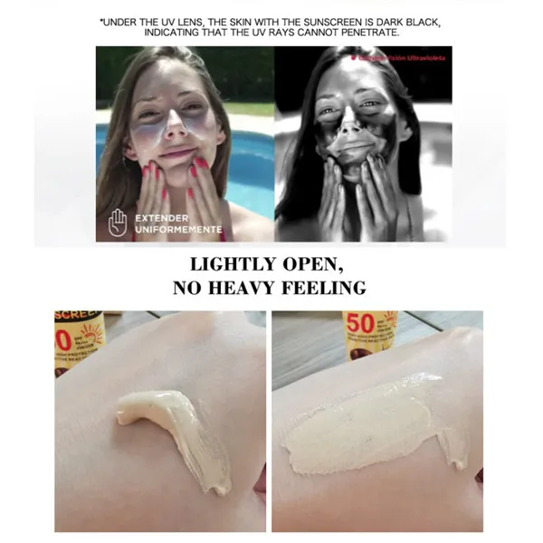 Новая коллагеновая эссенция улитки SPF 50 увлажняющий солнцезащитный крем против старения контроль за маслом анти-УФ отбеливающий солнцезащитный крем для лица
