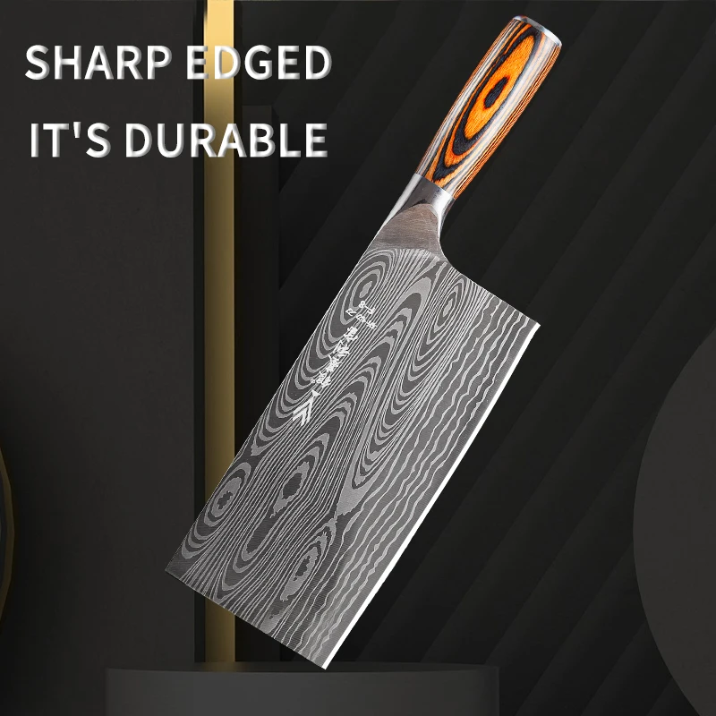 Китайский мясницкий нож PZV ручной работы измельчитель поварской из нержавеющей