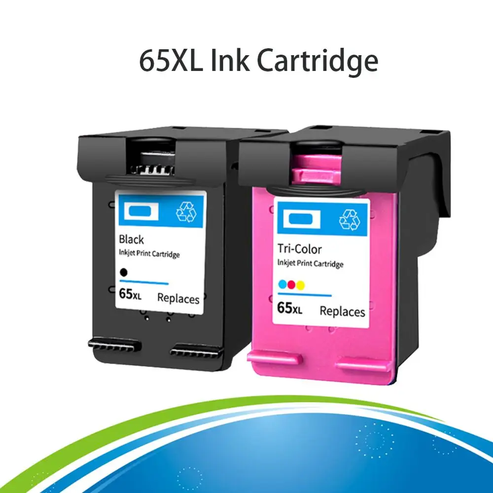 

JH 65XL 65 Ink Cartridge Replacement for hp 65 xl hp65 for hp DeskJet3720 3722 3755 3730 3758 Envy 5010 5020 5030 5232 Printer