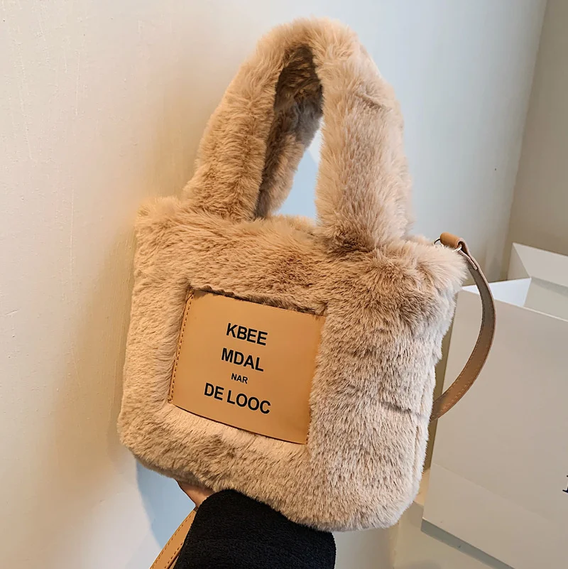 

Portable Bag 2021 New Foreign Style Women's Bag Plush Gentle Wind And