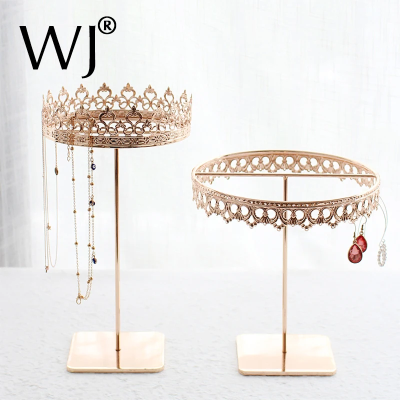Instagram Style Jewelry Pendant Necklace Earrings Display Stand Holder Bracelet Navel Piercring Ring Ornament Holder Metal Rack