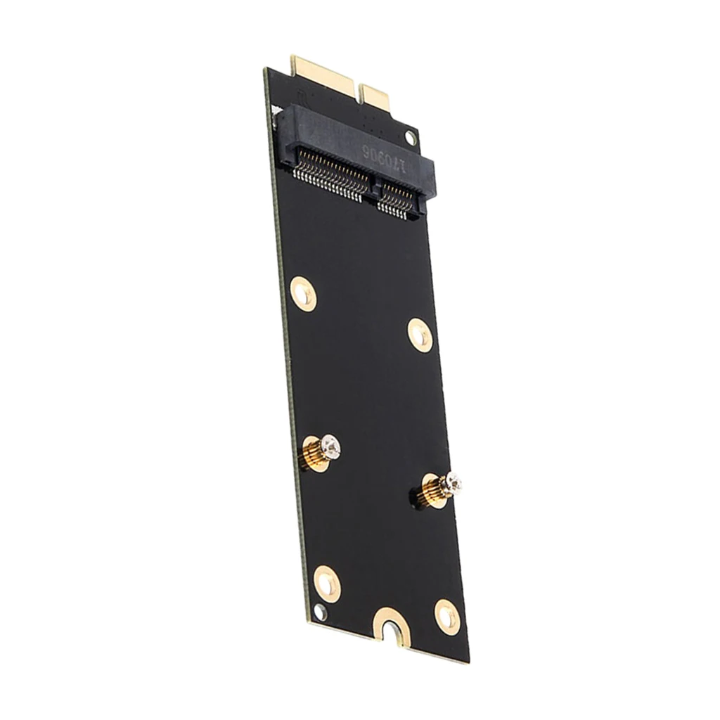 Переходник MSATA SSD на 17 + 7pin адаптер карта для MacBook 2012 с 2 винтами|Компьютерные кабели
