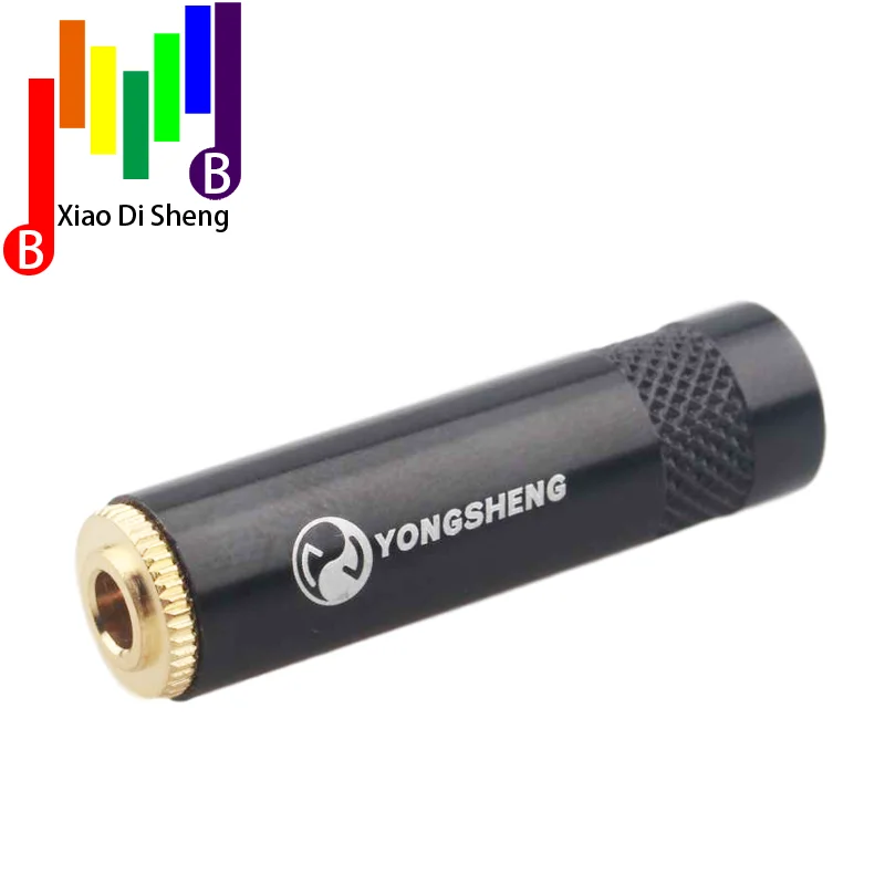 3 5 мм Женский аудиоразъем для наушников алюминиевый сплав полюса HiFi наушники