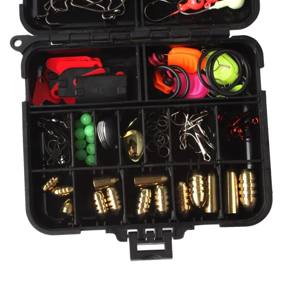 128 шт./лот 20 типов наборы рыболовных приманок для скалы пулевидные грузила крючки