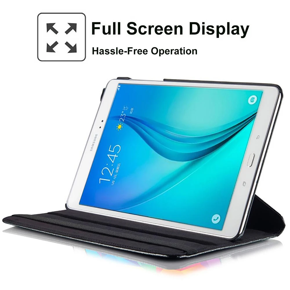 Вращающийся на 360 градусов чехол для планшета Samsung Galaxy Tab A 9 7 2015 дюйма флип
