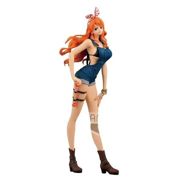 Оригинальный BANPRESTO one piece STAMPEDE блеск и гламуры экшн фигурка нами фигурная
