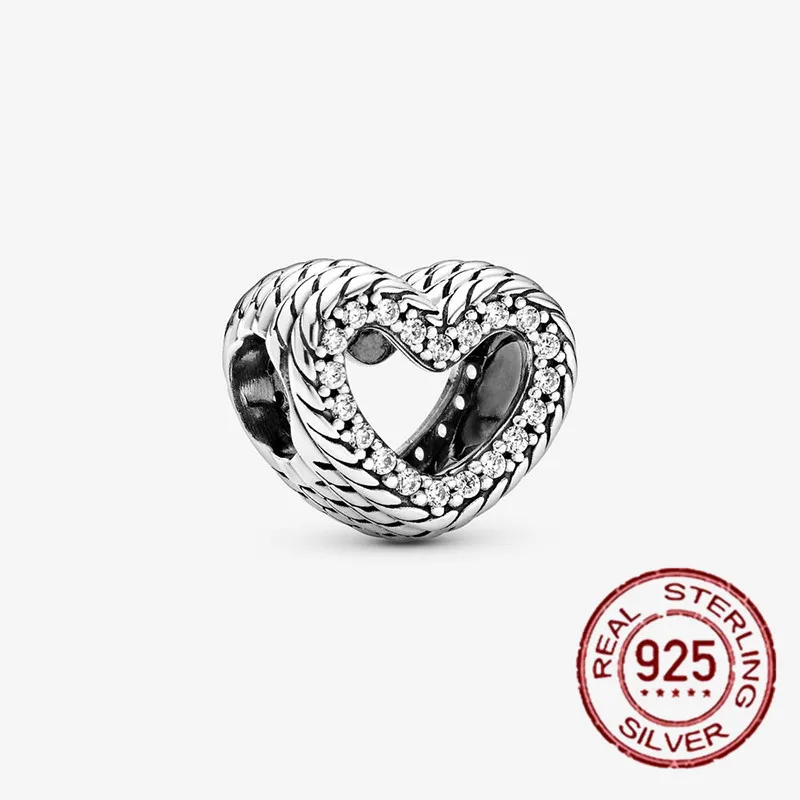 

2021 New 925 Sterling Silver Luxury Bead Pendant Suitable Ror Pandora Bracelet DIY Original Silver 925 Jewelry Gift