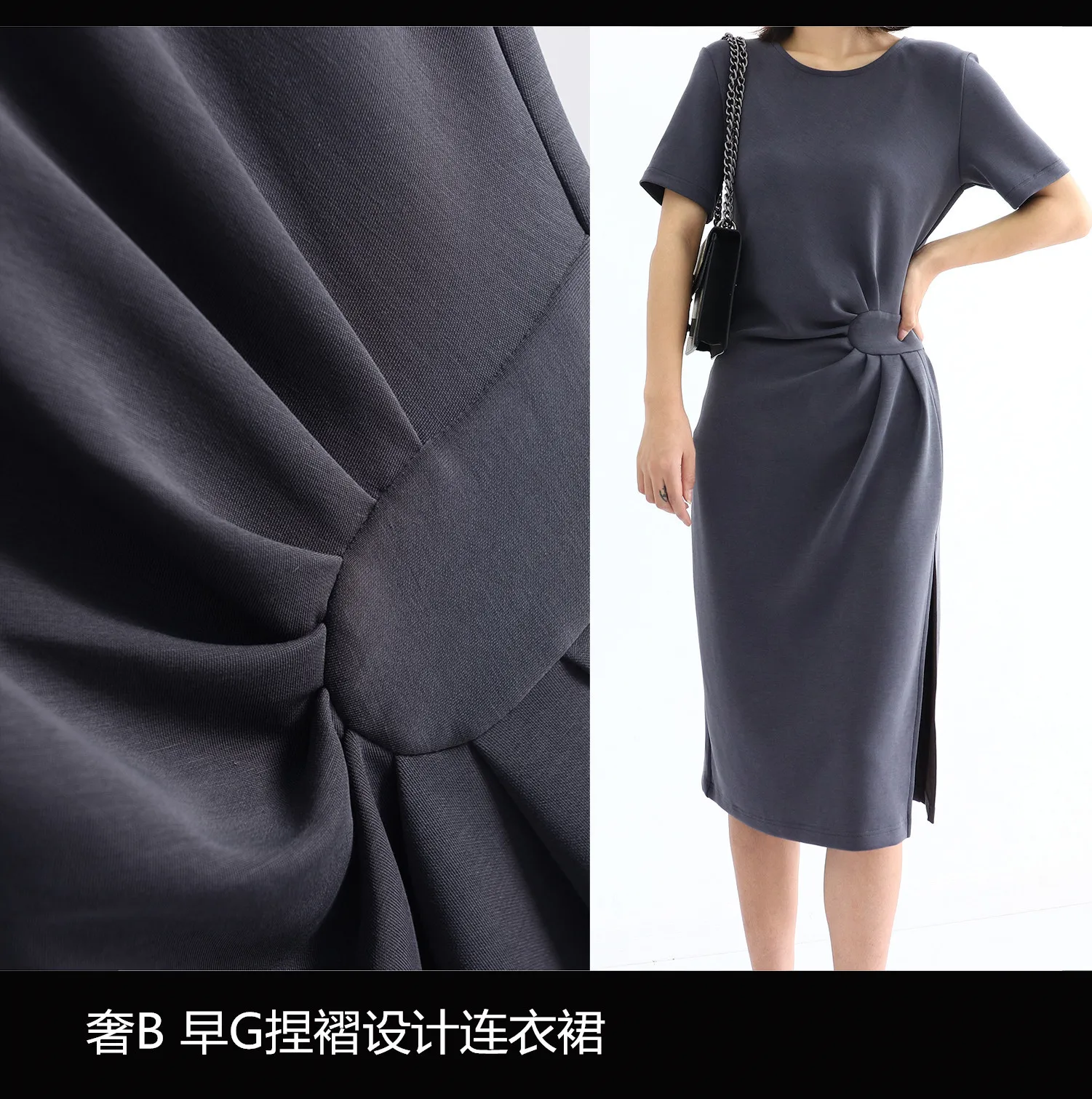 

2020 Hot sale fashion Cut men's dress + m early pleated design dress for women