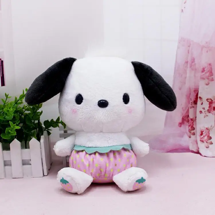 B 20cm Японская веб-звезда ins sanrio Клубника HelloKitty Cinnamoroll плюшевые игрушки Мелодия плюшевый кулон пудинг PC Собака висячая пряжка - Цвет: B 20cm