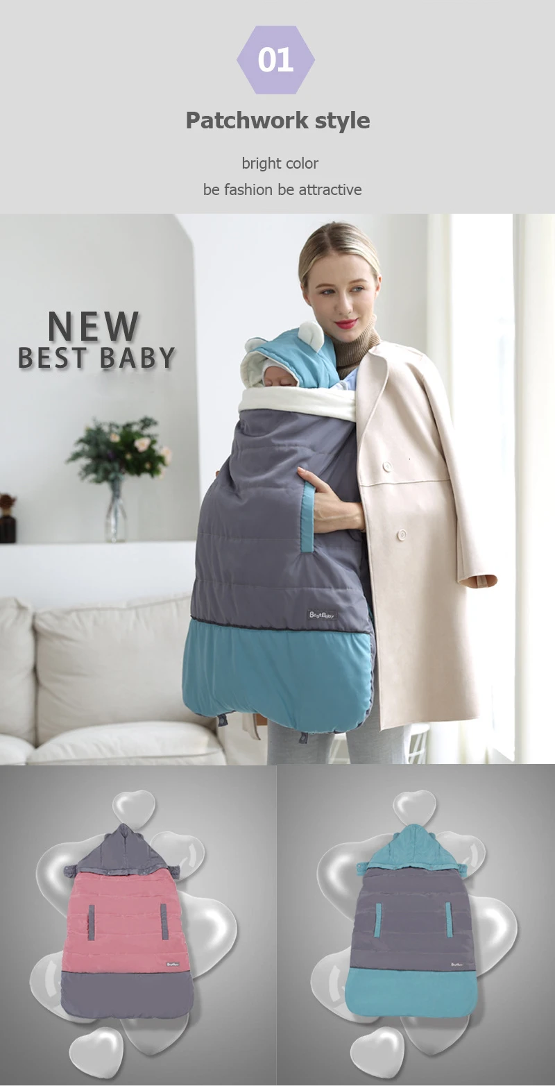Soboba Baby Carrier Cover эргономичный толстый ветрозащитный бандаж для беременных плащ с капюшоном плащ мантия уровень зимние переноски пальто
