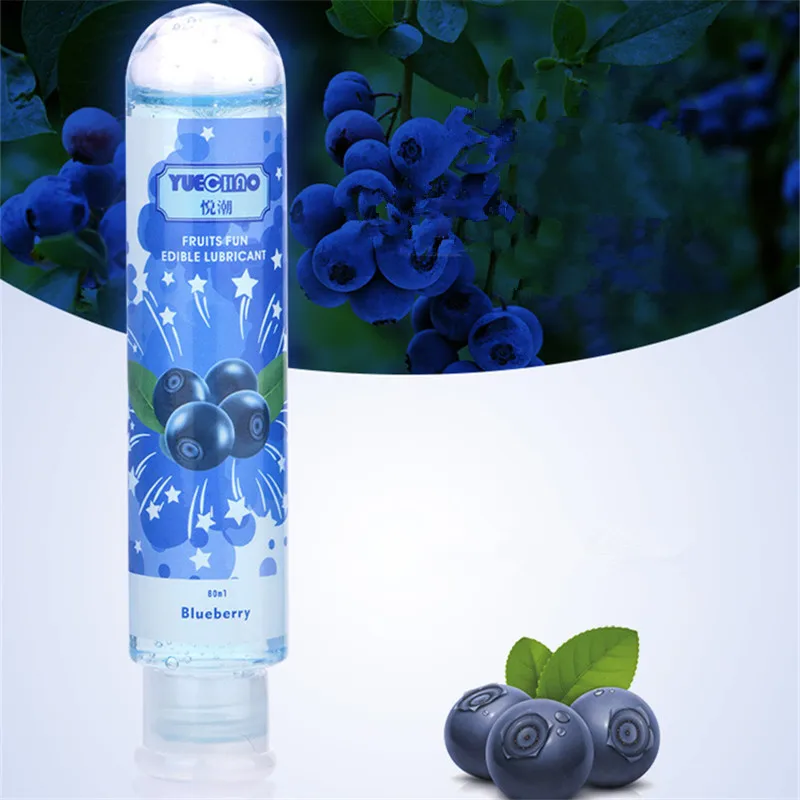 Лубрикант с фруктовым ароматом клубника/вишня/яблоко/персик/черника/лимон на
