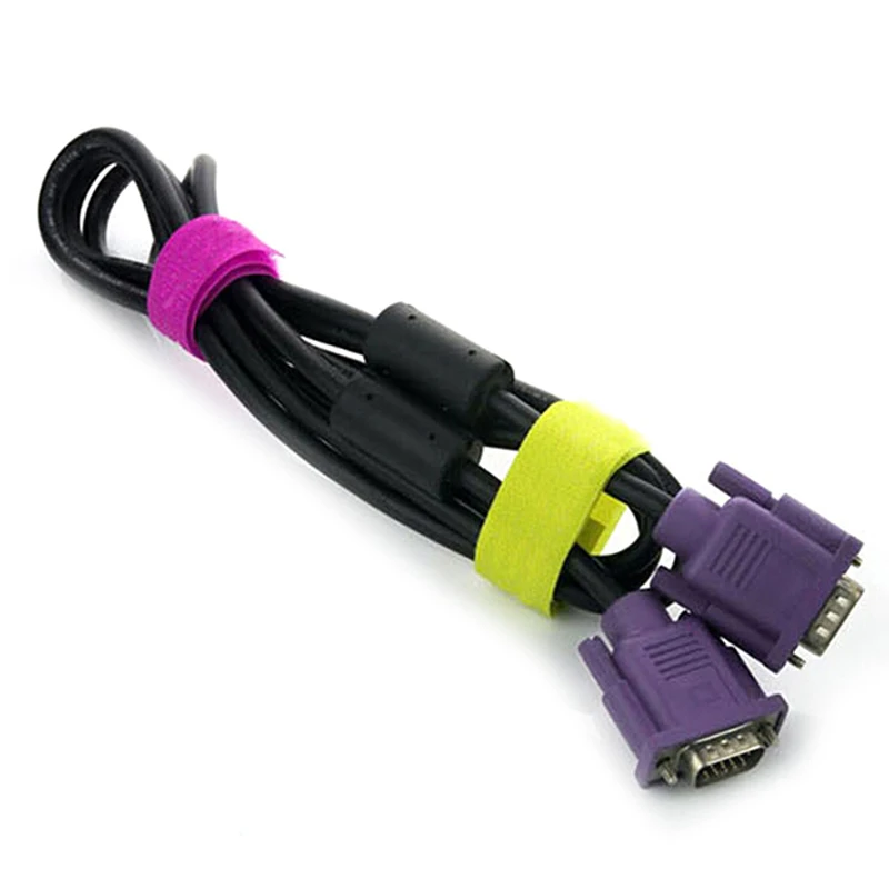 50 шт./лот Magic PC TV компьютерный провод кабельные стяжки Органайзер мейкер