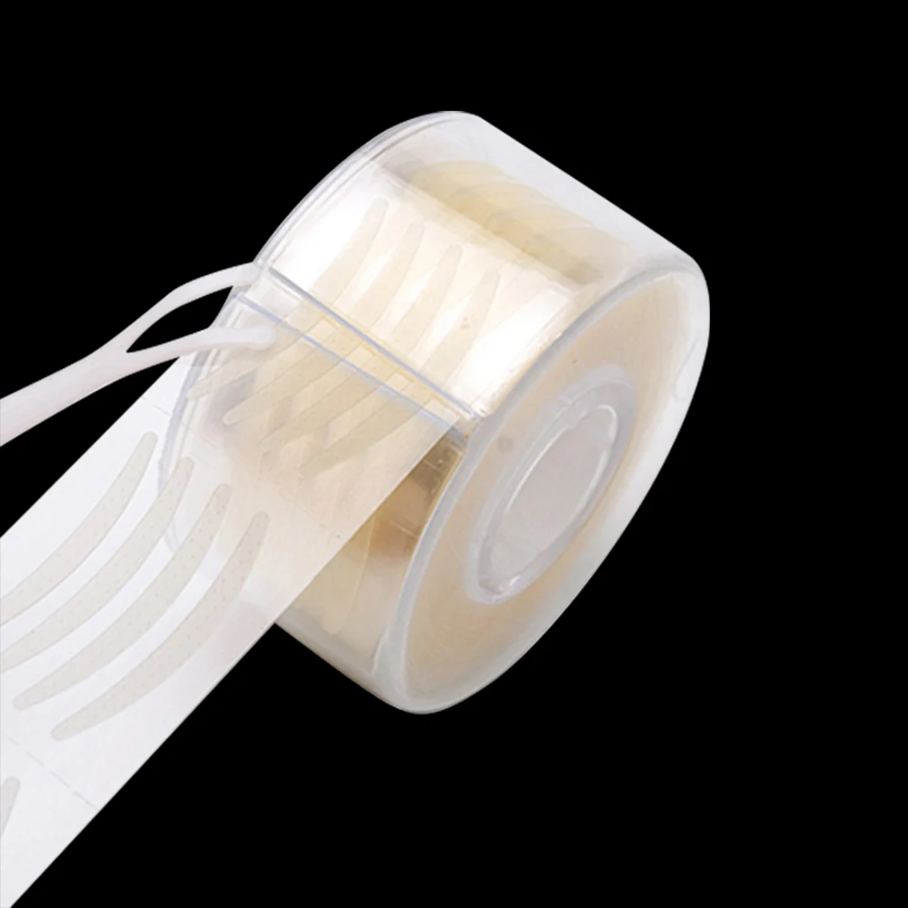 600 шт. S/L прозрачная бежевая полоса для макияжа большая фотоневидимая прочная