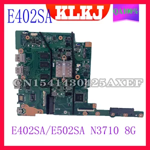 dinzi new e402sa e502sa motherboard 8gb ram n3710 for asus e402 e402s e502 e502s notebook computer motherboard 100 test free global shipping