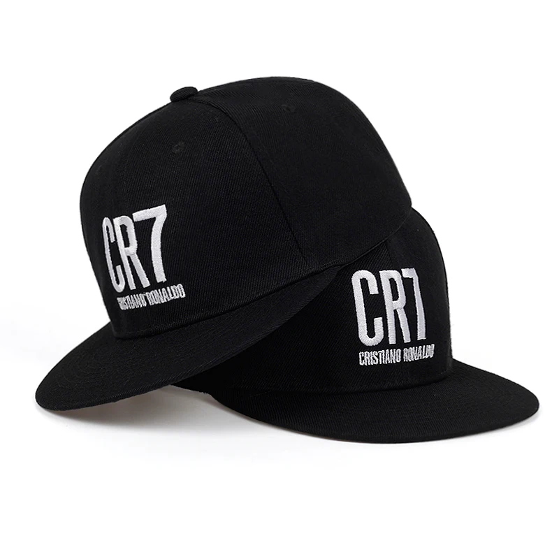 Бейсболка CR7 с вышивкой Модная белая хлопковая кепка для улицы повседневная