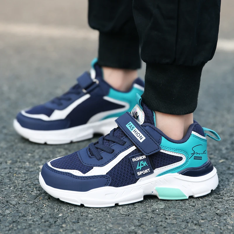

Kids Sport Shoes Big Boys Running Shoes Summer Breathable Children Sneakers Shock Absorption Outdoor Casual Shoes SD105