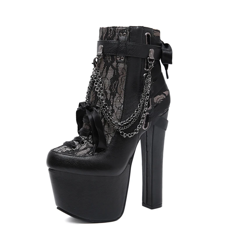 Водонепроницаемые женские ботинки Модные ботильоны мотоциклетные на меху