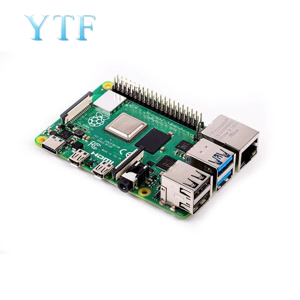Новинка, Raspberry Pi 4 Модель B ram 1G 2G 4G 4 core 1,5 Ghz 4K Micro HDMI с радиатором