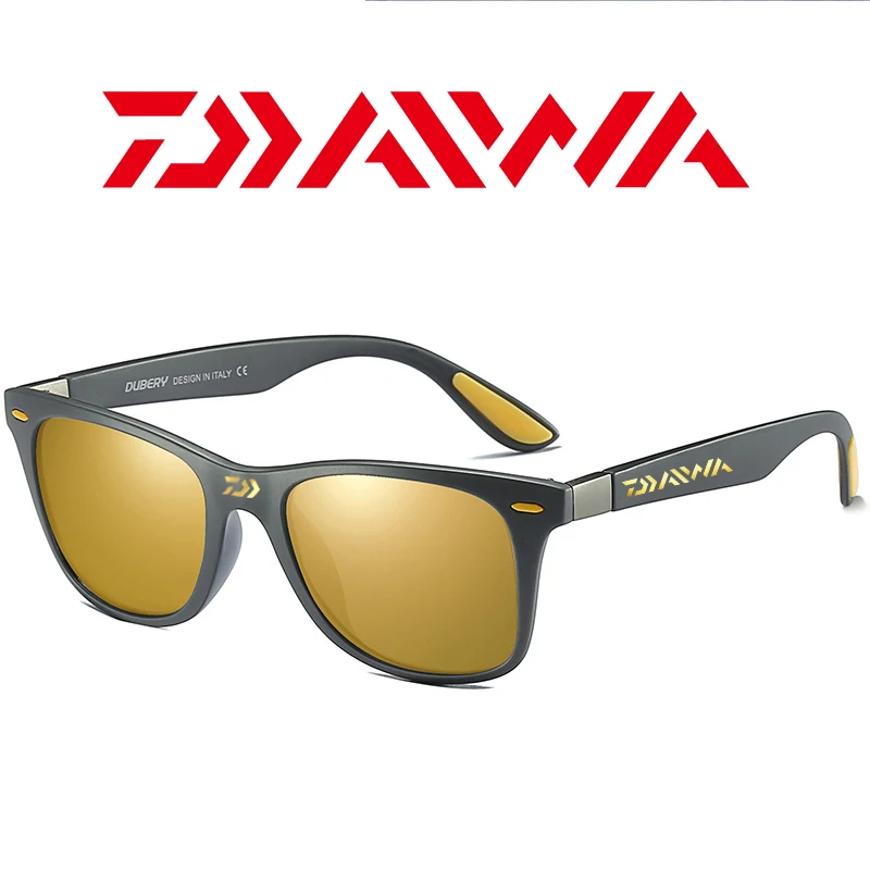 

Daiwa Men's Fishing Polarized Sunglasses 2020 Fashion New Retro Driving Riding Sunglasses Sports UV Protection Sunglasses