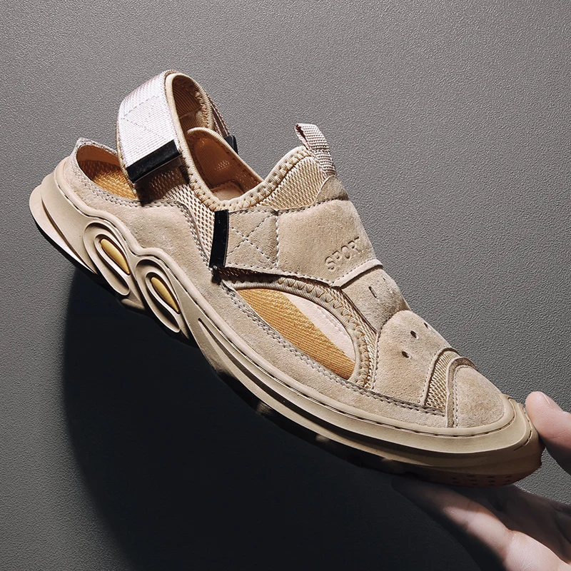 

Men Casual Shoes Sneakers Fashion Light Breathable Sandles For Roman Sandals Beach Slippers Men's 2020 Sandalen Heren