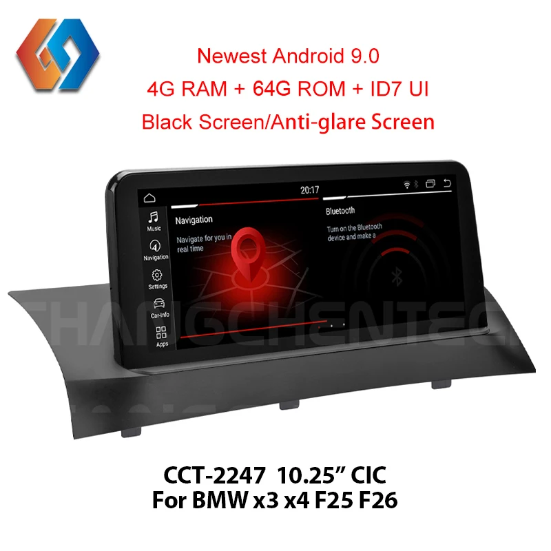 Автомобильная навигация Android 9 64 г ram для BMW X3 F25 X4 F26 CIC gps Мультимедиа BT WiFi Поддержка