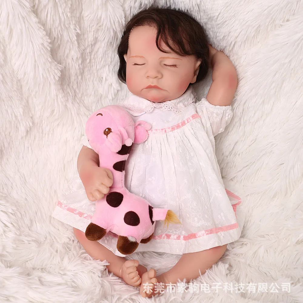 

46 Cm Bebe Reborn Premie Newborn Real Soft Touch Cuddly Baby Detailed Hand Painting Collectible Art Doll