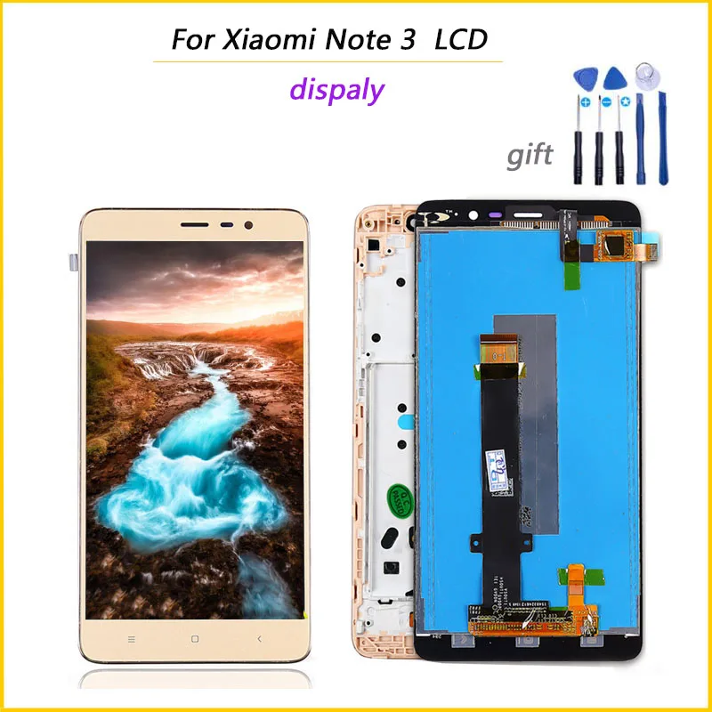 100% протестированный высококачественный ЖК-дисплей для Xiaomi Redmi Note 3/ Pro + сенсорный