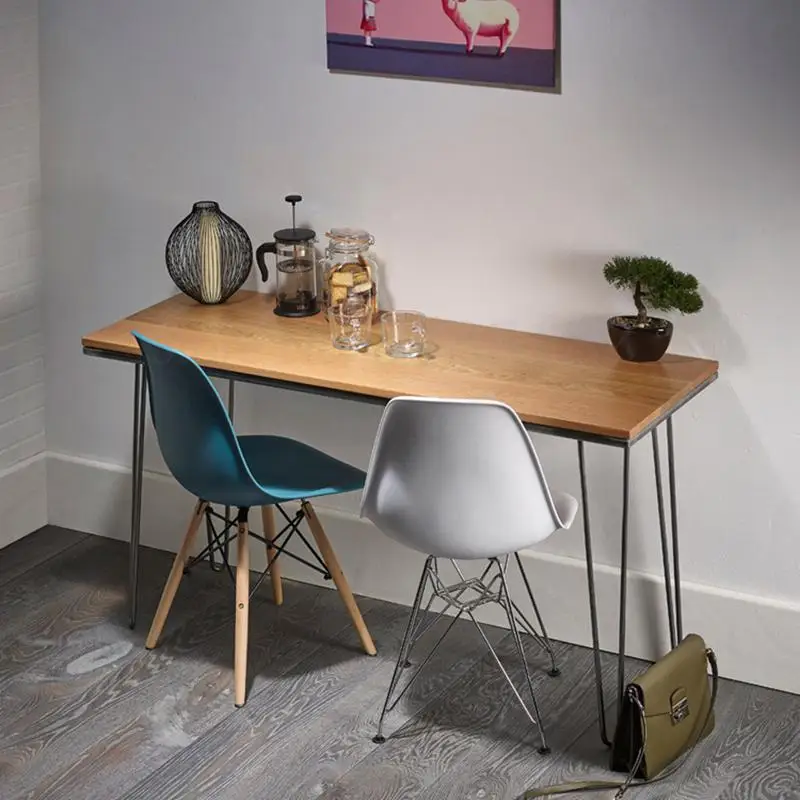 Креативный стол в скандинавском стиле из массива дерева для спальни домашний