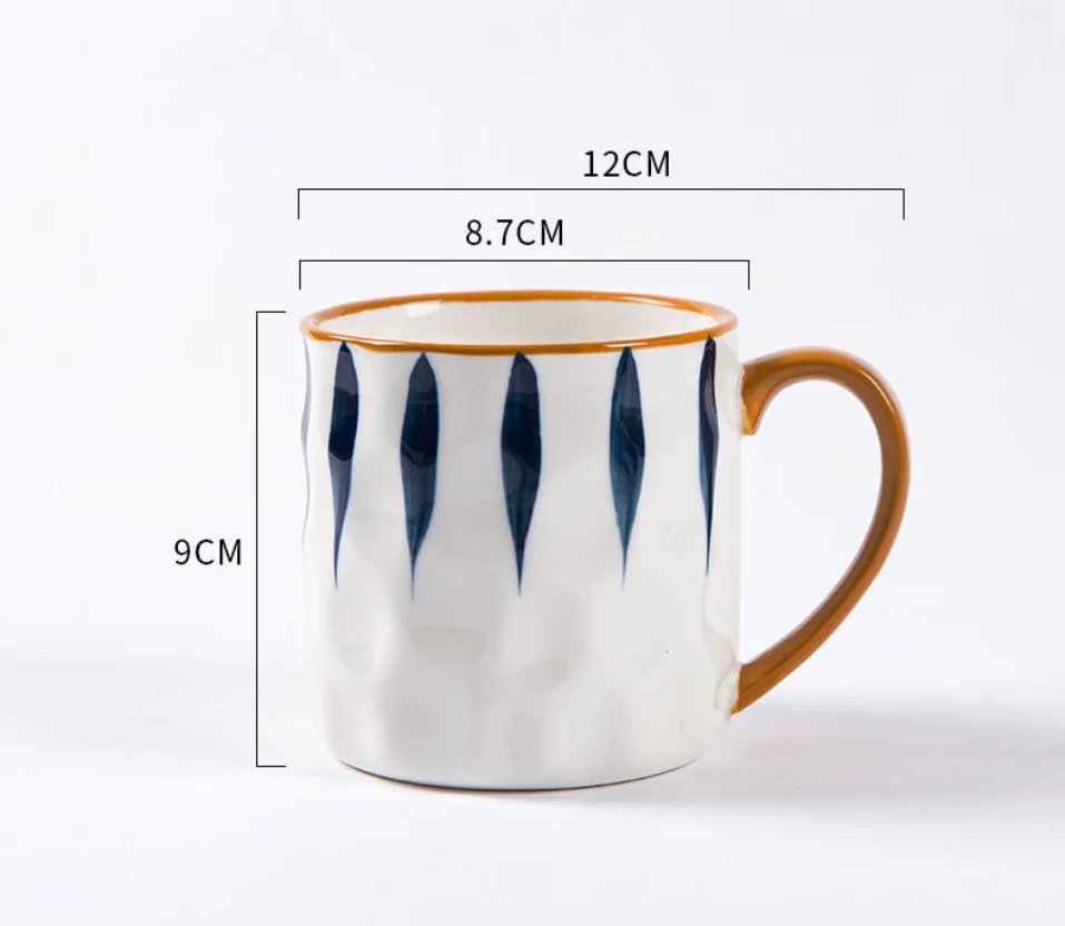 

Mug Japanese Cup Milk Coffee Oatmeal Breakfast Large Capacity Ceramic Tea Cup Home Office Nordic