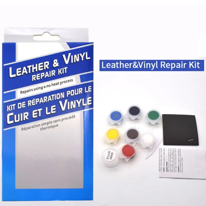 

Sofas Leather Vinyl Repair Tool DIY Kit No Heat Liquid Car Seat Hole Rips Burns Household Gadget Multipurpose Renovate