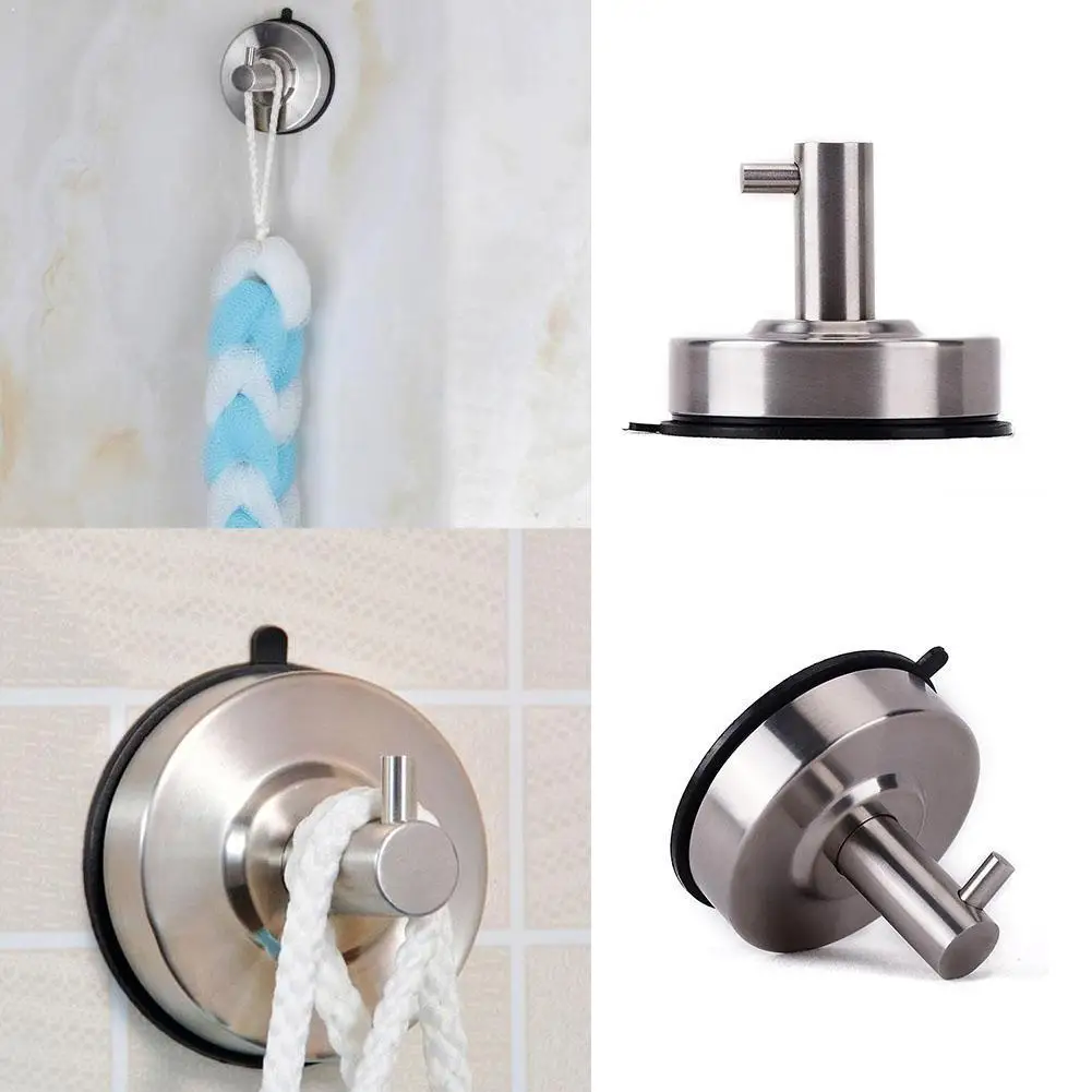 

Bathroom Kitchen Wall Door Hook Hanger Wall Hook Vacuum Shower Hanger Towel Wall Sucker Holder Suction Key Cup Hook